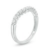 Thumbnail Image 1 of Previously Owned - 1/2 CT. T.W. Diamond Contour Wedding Band in 14K White Gold