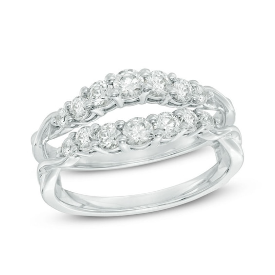 Previously Owned - Celebration Ideal 7/8 CT. T.w. Diamond Solitaire Enhancer in 14K White Gold (I/I1)