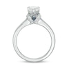 Thumbnail Image 4 of Previously Owned - Vera Wang Love Collection 1-1/8 CT. T.W. Pear-Shaped Diamond Engagement Ring in 14K White Gold