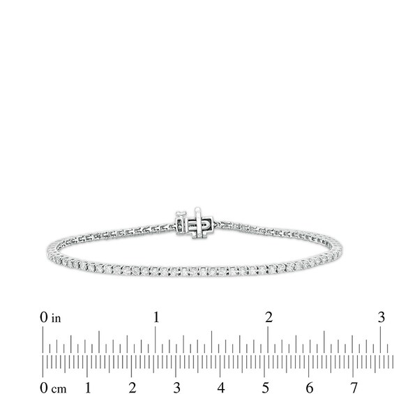 Previously Owned - 2 CT. T.w. Diamond Tennis Bracelet in 10K White Gold
