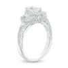 Thumbnail Image 2 of Previously Owned - 1-5/8 CT. T.W. Emerald-Cut Diamond Past Present Future® Engagement Ring in 14K White Gold (I/SI2)