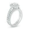 Thumbnail Image 2 of Previously Owned 1 CT. T.W. Diamond Frame Soldered Bridal Set in 14K White Gold