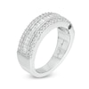 Thumbnail Image 2 of Previously Owned - Marilyn Monroe™ Collection 3/4 CT. T.W. Diamond Multi-Row Band in 14K White Gold