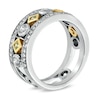 Thumbnail Image 2 of Previously Owned - 1 CT. T.W. Fancy Yellow and White Diamond Band in 18K Two-Tone Gold (H/SI1)