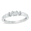 Thumbnail Image 1 of Previously Owned - 1/5 CT. T.W. Diamond Three Stone Promise Ring in 10K White Gold