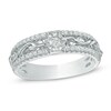 Thumbnail Image 1 of Previously Owned - 1/3 CT. T.W. Diamond Scroll Band in 10K White Gold