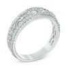 Thumbnail Image 2 of Previously Owned - 1/3 CT. T.W. Diamond Scroll Band in 10K White Gold