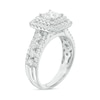 Thumbnail Image 2 of Previously Owned - 2 CT. T.W. Princess-Cut Diamond Double Frame Multi-Row Engagement Ring in 14K White Gold
