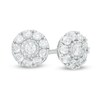 Thumbnail Image 1 of Previously Owned - 1/3 CT. T.W. Multi-Diamond Stud Earrings in 10K White Gold