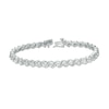Thumbnail Image 3 of Previously Owned - 1/4 CT. T.W. Diamond "S" Tennis Bracelet in Sterling Silver - 7.25"