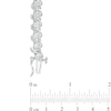 Thumbnail Image 4 of Previously Owned - 1/4 CT. T.W. Diamond "S" Tennis Bracelet in Sterling Silver - 7.25"