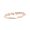 Thumbnail Image 1 of Previously Owned - 1/10 CT. T.W. Diamond Twist Anniversary Band in 10K Rose Gold