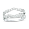 Thumbnail Image 1 of Previously Owned - 1/2 CT. T.W. Diamond Contour Solitaire Enhancer in 14K White Gold