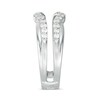 Thumbnail Image 4 of Previously Owned - 1/2 CT. T.W. Diamond Contour Solitaire Enhancer in 14K White Gold