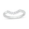 Thumbnail Image 1 of Previously Owned - 1/5 CT. T.W. Diamond Contour Band in 14K White Gold