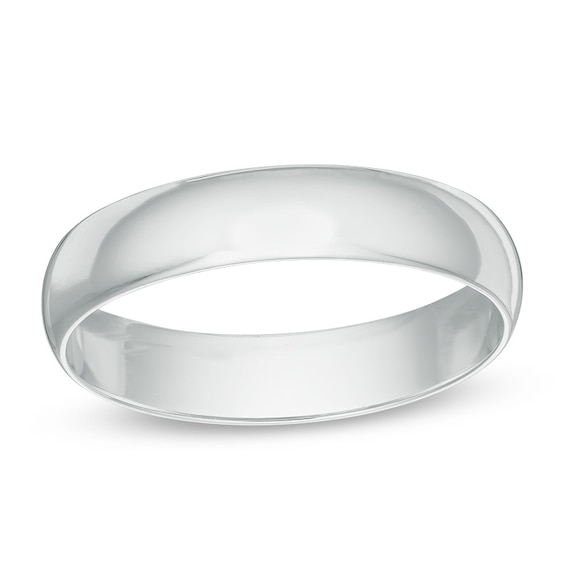 Previously Owned - 4.0mm Wedding Band in 14K White Gold