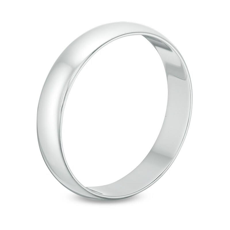 Main Image 2 of Previously Owned - 4.0mm Wedding Band in 14K White Gold