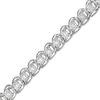 Thumbnail Image 1 of Previously Owned - 1/4 CT. T.W. Diamond Line Bracelet in Sterling Silver - 7.25"