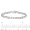 Thumbnail Image 4 of Previously Owned - 1/4 CT. T.W. Diamond Line Bracelet in Sterling Silver - 7.25"