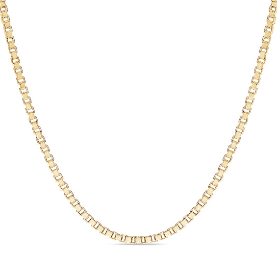 Previously Owned - Men's 1.4mm Box Chain Necklace in 14K Gold - 22"