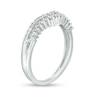 Thumbnail Image 3 of Previously Owned - 1/3 CT. T.W. Diamond Double Row Chevron Anniversary Band in 10K White Gold