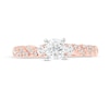 Thumbnail Image 3 of Previously Owned - 3/4 CT. T.W. Diamond Three Stone Engagement Ring in 14K Rose Gold