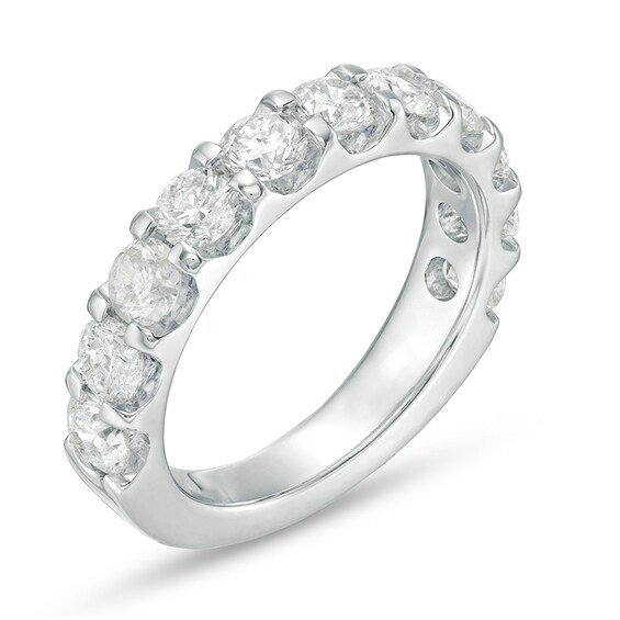 Previously Owned - 2 CT. T.w. Diamond Anniversary Band in 10K White Gold