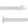 Thumbnail Image 3 of Previously Owned - 5 CT. T.W. Diamond Cushion Frame Bracelet in 10K White Gold