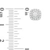 Thumbnail Image 3 of Previously Owned - 1/2 CT. T.W. Diamond Frame Stud Earrings in 10K White Gold
