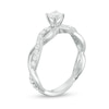 Thumbnail Image 2 of Previously Owned - 1 CT. T.W. Diamond Twist Engagement Ring in 14K White Gold