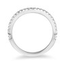 Thumbnail Image 3 of Previously Owned - Enchanted Disney Princess 1/5 CT. T.W. Diamond Contour Wedding Band in 14K White Gold