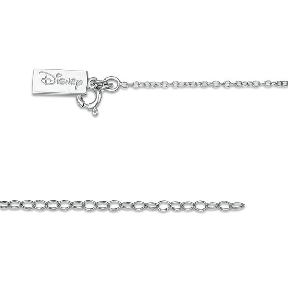 Previously Owned - Mickey Mouse & Minnie Mouse 1/20 CT. T.w. Diamond Minnie Mouse Key Pendant - 19"