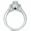 Thumbnail Image 2 of Previously Owned - Vera Wang Love Collection 1-1/2 CT. T.W. Diamond Frame Split Shank Engagement Ring in 14K White Gold