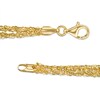 Thumbnail Image 2 of Previously Owned - Made in Italy 030 Gauge Multi-Strand Cable Chain Necklace in Sterling Silver with 18K Gold Plate