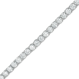 Previously Owned - 5 CT. T.W. Lab-Grown Diamond Tennis Bracelet in 14K White Gold (F/SI2) - 7.25"