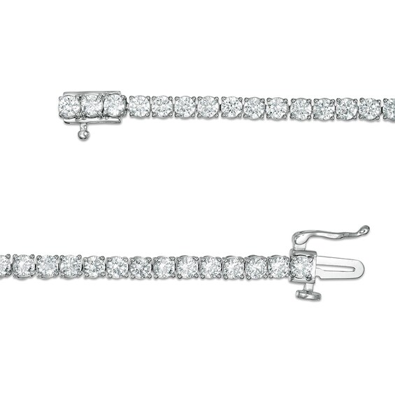 Previously Owned - 5 CT. T.w. Lab-Grown Diamond Tennis Bracelet in 14K White Gold (F/Si2) - 7.25"