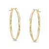 Thumbnail Image 1 of Previously Owned - 25mm Hoop Earrings in 14K Gold