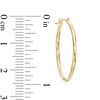 Thumbnail Image 2 of Previously Owned - 25mm Hoop Earrings in 14K Gold