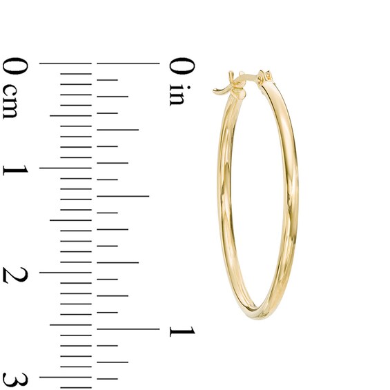 Previously Owned - 25mm Hoop Earrings in 14K Gold