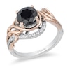 Thumbnail Image 1 of Previously Owned - Enchanted Disney Villains Maleficent 2 CT. T.W. Black Diamond Thorn Ring in 14K Two-Tone Gold