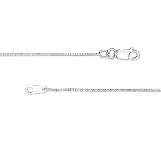Previously Owned - Made in Italy 0.7mm Box Chain Necklace in 10K White Gold - 16"