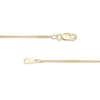 Thumbnail Image 2 of Previously Owned - Made in Italy 020 Gauge Wheat Chain Necklace in 10K Gold - 20"