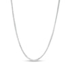 Thumbnail Image 1 of Previously Owned - Made in Italy 025 Gauge Adjustable Wheat Chain Necklace in 14K White Gold - 22"