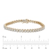 Thumbnail Image 3 of Previously Owned - 1/2 CT. T.W. Diamond "S" Tennis Bracelet in 10K Two-Tone Gold
