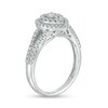 Thumbnail Image 3 of Previously Owned - 1/2 CT. T.W. Diamond Double Pear-Shaped Frame Engagement Ring in 10K White Gold