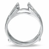 Thumbnail Image 2 of Previously Owned - 1/4 CT. T.W. Diamond Channel Cathedral Solitaire Enhancer in 14K White Gold