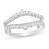 Thumbnail Image 1 of Previously Owned - 1/2 CT. T.W. Diamond Crown Vintage-Style Solitaire Enhancer in 10K White Gold