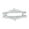 Thumbnail Image 3 of Previously Owned - 1/2 CT. T.W. Diamond Crown Vintage-Style Solitaire Enhancer in 10K White Gold