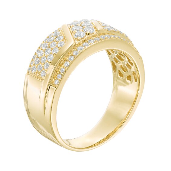 Previously Owned - Men's 1 CT. T.w. Diamond Band in 10K Gold