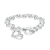Thumbnail Image 1 of Previously Owned - The Kindred Heart from Vera Wang Love Collection 1/10 CT. T.W. Diamond Bracelet in Sterling Silver